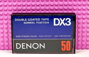 DENON DX-3 50 VS. IV TYPE I BLANK CASSETTE TAPE (1) (USED) - Picture 1 of 4