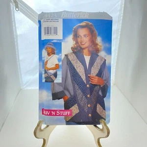 #4423 Butterick Misses Strip Quilted Hat Purse,Jacket Sewing Pattern ALL SIZES - Picture 1 of 4