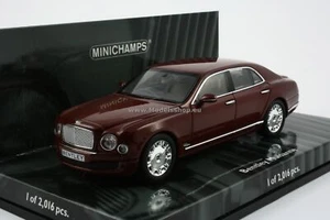 Minichamps 436139901 BENTLEY MULSANNE - 2010 - RED METALLIC - Picture 1 of 4