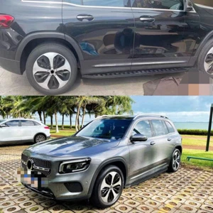 All Matte Black Running Board fits for Mercedes Benz GLB 2020-2025 Side Steps - Picture 1 of 5