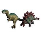 Vintage Dinosaur Stegosaurus - 1991 U.K.R.D No. 2022249 + Allosaurus 2022244
