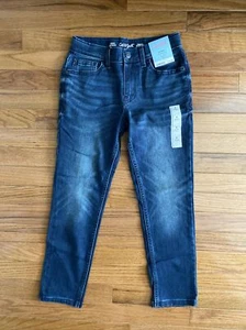 NWT! Boys CAT & JACK Stretch Skinny Jeans Size 8 Adjustable Waist - Picture 1 of 10