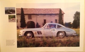 Mercedes Benz 300 SL/SLR Mille Miglia 1955 German Text Car Poster/OWN IT - Picture 1 of 2