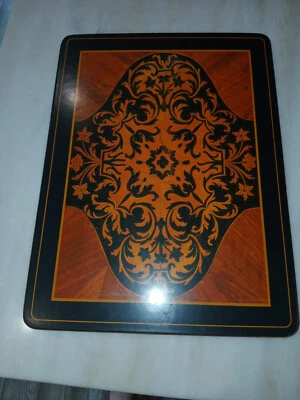 Juego de 6 manteles rectangulares con respaldo de corcho "The National Trust" tiene diseño Foto 1 de 4