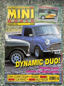 Mini World Magazine January 1994 Pristine Pair Of Minis 2539G - Picture 1 of 3