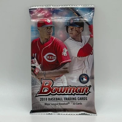 2018 Bowman Baseball Pack Sealed from Bowman Mega Box - Shohei Ohtani RC, Acuna