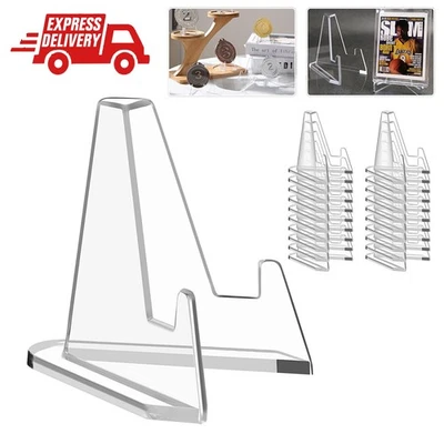 Soporte para tarjetas coleccionables de acrílico transparente 20-100X para monedas soporte de exhibición de tarjetas deportivas - Imagen 1 de 4