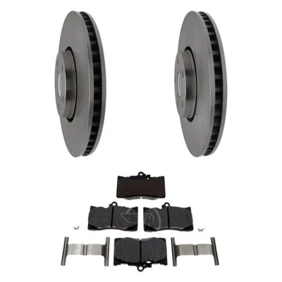 For Lexus IS350 06-20 R-Line Plain Front Brake Kit w Semi-Metallic Pads - Imagem 1 de 4