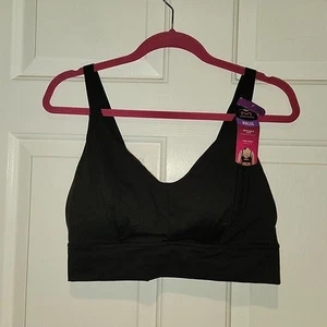 NEW 2XL Black Wirefree Wireless Padded Bra Maidenform Style dm223c - Picture 1 of 5