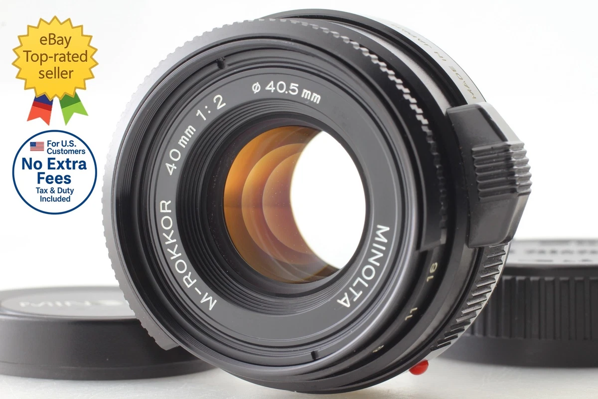 Minolta f/2 Camera Lenses 40mm Focal for sale | eBay