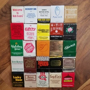 Lot Collection of Unstruck matchbooks Motel Restaurants Bars Hotel Sophias VTG - Picture 1 of 2