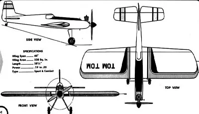 Laser Cut Parts for the Original 1950s VECO Tom Tom Control Line Sport & Combat - Image 1 of 4