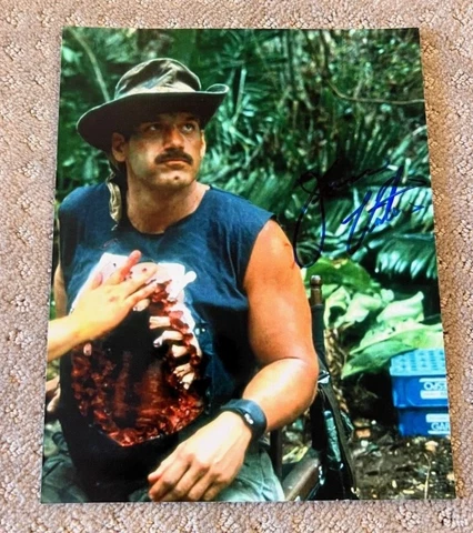 Jesse Ventura signed autographed 8x10 Predator photo Cover