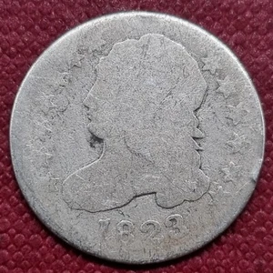 1823 Capped Bust Dime 10c Circulated #61224 - Picture 1 of 2