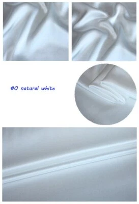 By Yard Silk Charmeuse Cloth Evening Dress 100% Mulberry Silk Satin Fabrics - Image 1 of 4