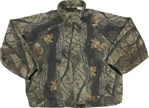 VTG Liberty Realtree Hardwoods Camo Bomber Jacket Chamois Mens XL - Picture 1 of 14