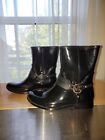 Michael Kors Black Waterproof Boots Size 8
