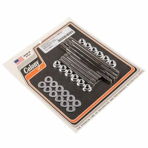 MOTOR CASE KIT (Chrome Flanged) Harley Evolution EVO FL FX 1996-Up . . 9883-20 - Picture 1 of 2