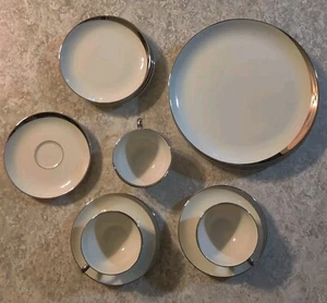 Pickard China Gold Rim Set For Three 12 PCs Hand Decorated Crescent *Read Desc. - Picture 1 of 15