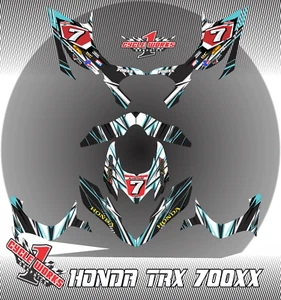 Honda TRX 700XX GRAPHICS KIT DECALS CUSTOM GRAPHICS KIT DETOX - Picture 1 of 1