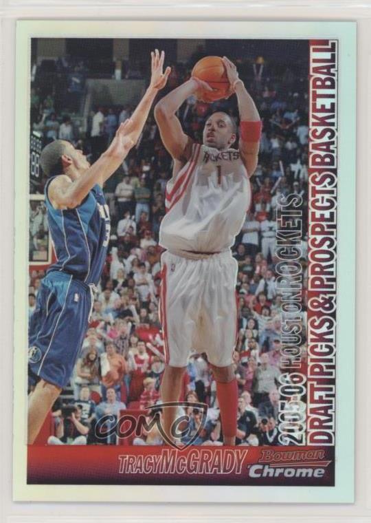 2005-06 Bowman Draft Chrome Refractor /300 Tracy McGrady #70 HOF