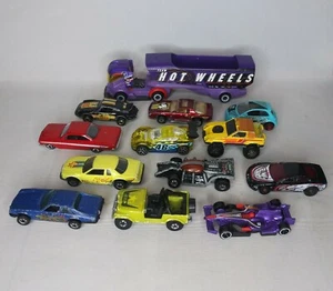 Hot Wheels lose Auto Konvolut 12 Autos verschiedene Fahrzeuge Big Rig Heat Truck Hauler - Bild 1 von 12