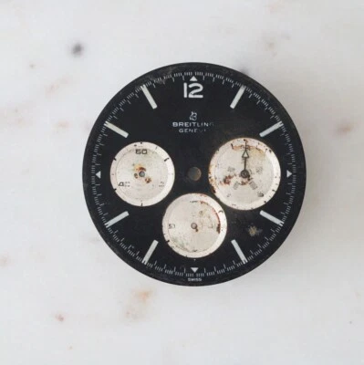 Raro De Colección Breitling Avi 765 Cronógrafo Minutos Registro Manual SOLO MANO Foto 1 de 3