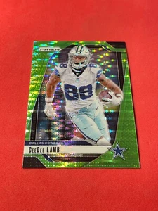 CeeDee Lamb .. PRIZM GREEN PULSAR .. Dallas Cowboys .. 2024 Prizm Card 75 - Picture 1 of 2