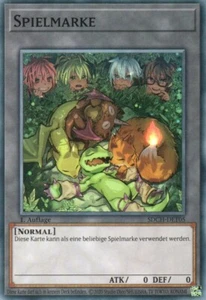 yugioh 1x Charmer SPIELMARKE / Token V.5 SDCH-DET05 SUPER RARE 1AUFLAGE DEUTSCH - Picture 1 of 1