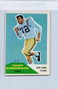 1960 Fleer #91 Teddy Edmondson Titans EX 522 - Picture 1 of 2