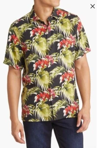 Camisa Tommy Bahama Canopy Coast Grande y Alta Manga Corta Seda Talla: 3XLB - Imagen 1 de 12