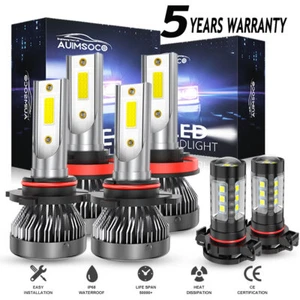 For Chevy Colorado 2015-2019/2020 LED Headlight Bulbs High/Low Beam Fog Light - Foto 1 di 14