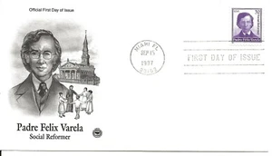 US Scott #3166, First Day Cover 9/15/97 Miami Single Varela - Picture 1 of 1