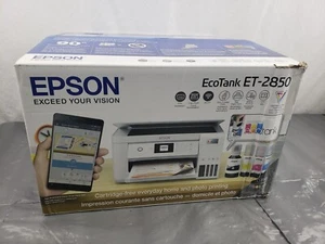 New Epson EcoTank ET-2850 All-in-One Supertank Inkjet Copy Scan Printer Duplex - Picture 1 of 3