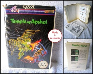 Commodore 64 Video Game - Temple of Apshai (EPYX 1983) - Picture 1 of 5