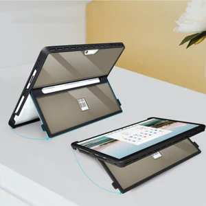 Case for Microsoft Surface Pro 11/10/9/8 13Inch Shockproof Hard Case (gray) - Afbeelding 1 van 9