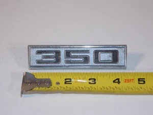Vtg Chevrolet Chevy El Camino 350 Car Vehicle Fender Emblem Badge 3972933 - Picture 1 of 6