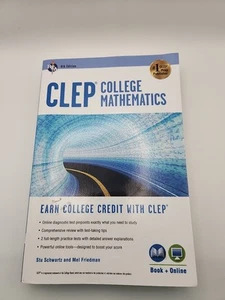 Clep Test Preparation Ser.: CLEP® College Mathematics, 4th Ed. , Book +... - Imagen 1 de 2
