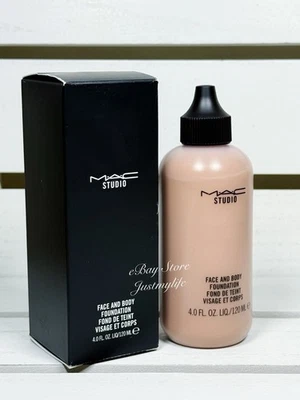 ~N5~ Base facial y corporal MAC Studio, tamaño Jumbo 120 ml/4,0 oz, nueva en caja Foto 1 de 4