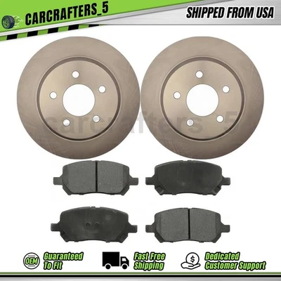 OE Disc Brake Rotors Brake Pads Set Front for 2007-2010 Chevrolet Cobalt 2.2L - Image 1 of 4