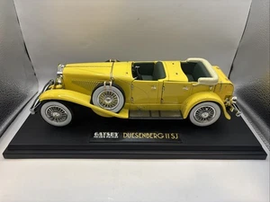 Gatsby 1932 Duesenberg II SJ Yellow 1:18 Scale Diecast Car (Item# G) - Picture 1 of 9