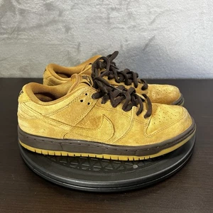 Nike Herren Größe 6 Dunk Low Pro SB Weizen Mokka Wildleder Schnürschuhe sportlich Damen 7,5 - Bild 1 von 11