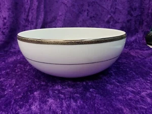 Charter Club Grand Buffet Platinum Oval Serving Vegetable Bowl - Picture 1 of 3