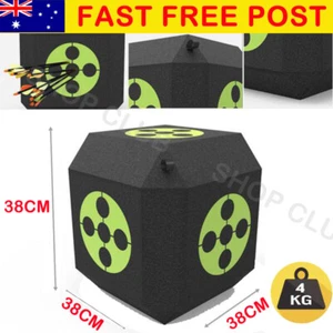 Archery Polyhedral Target 3D High Density Self Healing Foam Cube 38*38*38cm AU - Picture 1 of 10