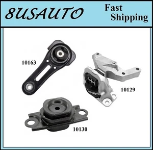 3PCS MOTOR & TRANS MOUNT FIT 2017-2024 NISSAN KICKS 1.6L - AUTO TRANS. - Picture 1 of 5