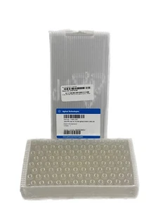 (100/Pk) AGILENT 250uL Polypropylene Vials w/ Glass Inserts 12x32mm GC LC - Picture 1 of 4