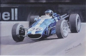 Estampado artístico de auto de carreras Dan Gurney Eagle-Weslake Grand Prix - Imagen 1 de 1