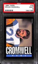 1985 Topps #78 NOLAN CROMWELL PSA 9 18401585