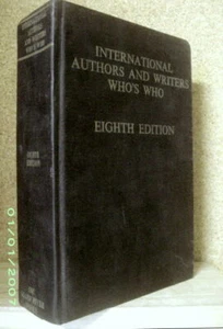 INTERN. AUTHOR WRITER WHO'S WHO Annuaire Généalogie Ecrivain Litterature 1977 - Imagen 1 de 1