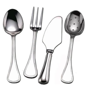Couzon Le Perle Silver Plated Four Piece Hostess Set - Picture 1 of 1